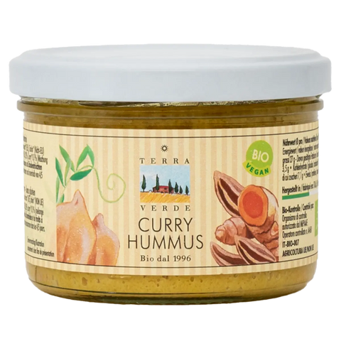 Bio Hummus mit Curry